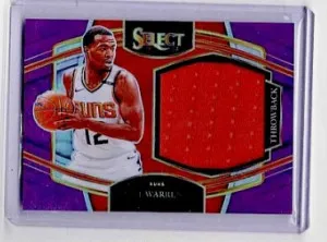 2022 Select TJ Warren TM-TJW *First Off The Line* Game used Jersey /99 front